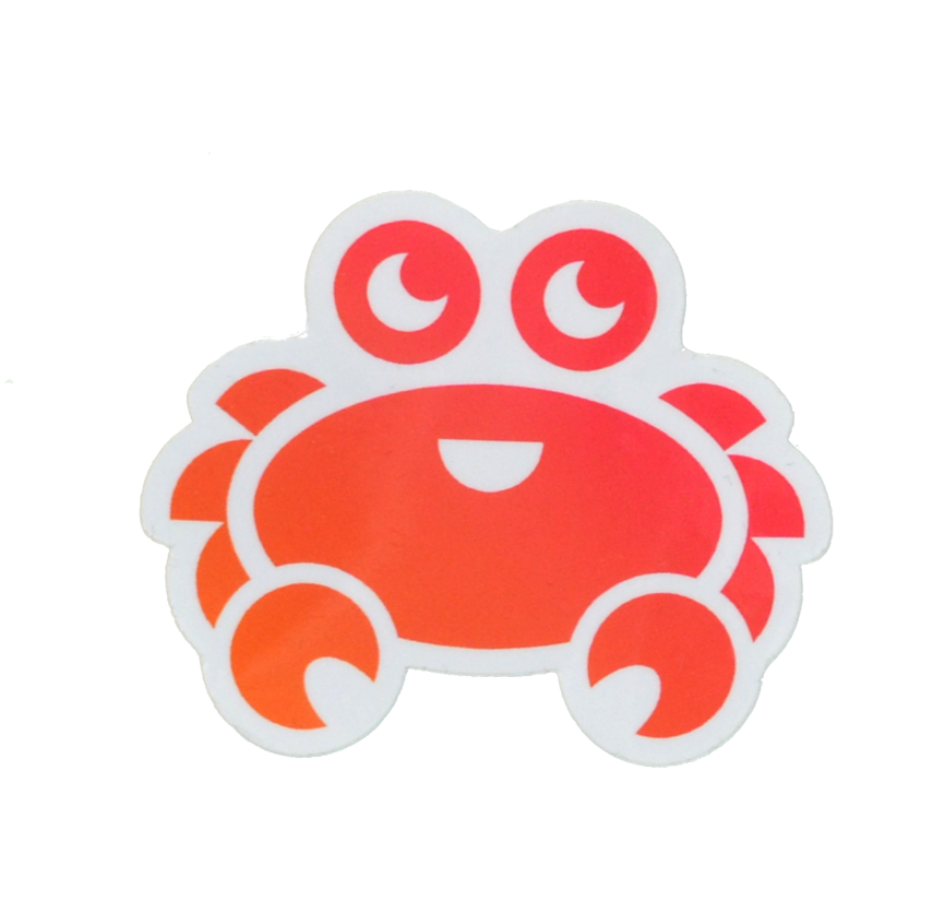 Crabby Sticker 40mm